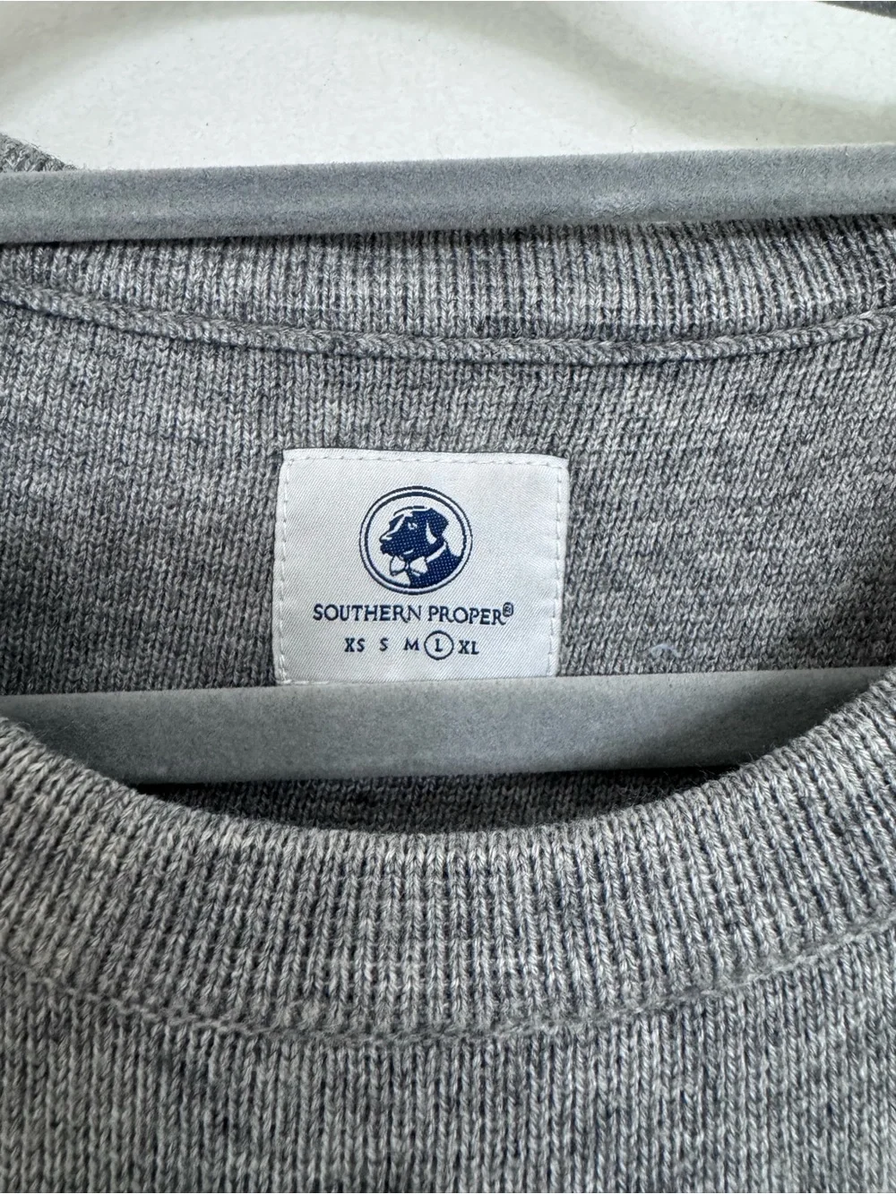 Southern Proper Beau Sweater in Grey